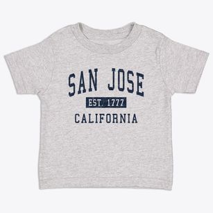 San Jose California Classic Established Toddler T-Shirt