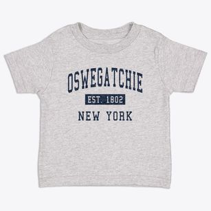 Oswegatchie New York Classic Established Toddler T-Shirt