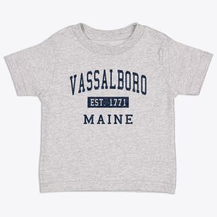 Vassalboro Maine Classic Established Toddler T-Shirt