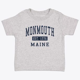 Monmouth Maine Classic Established Toddler T-Shirt