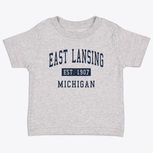East Lansing Michigan Classic Established Toddler T-Shirt