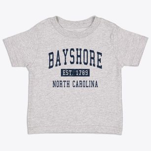 Bayshore North Carolina Classic Established Toddler T-Shirt