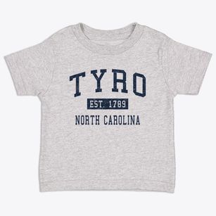 Tyro North Carolina Classic Established Toddler T-Shirt