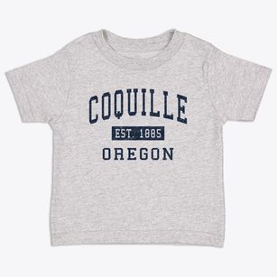 Coquille Oregon Classic Established Toddler T-Shirt