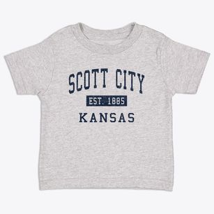 Scott City Kansas Classic Established Toddler T-Shirt