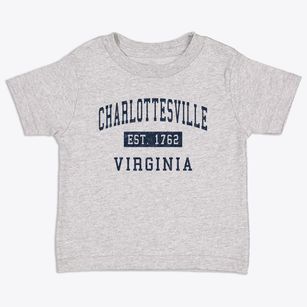 Charlottesville Virginia Classic Established Toddler T-Shirt