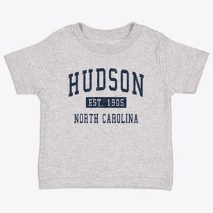Hudson North Carolina Classic Established Toddler T-Shirt