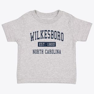 Wilkesboro North Carolina Classic Established Toddler T-Shirt