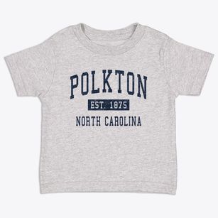 Polkton North Carolina Classic Established Toddler T-Shirt