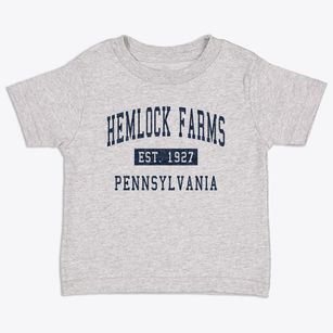 Hemlock Farms Pennsylvania Classic Established Toddler T-Shirt