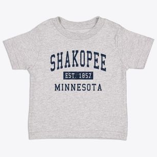 Shakopee Minnesota Classic Established Toddler T-Shirt