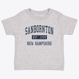 Sanbornton New Hampshire Classic Established Toddler T-Shirt