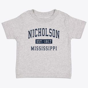Nicholson Mississippi Classic Established Toddler T-Shirt