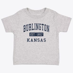 Burlington Kansas Classic Established Toddler T-Shirt