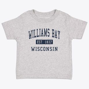 Williams Bay Wisconsin Classic Established Toddler T-Shirt