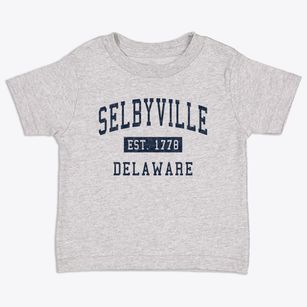 Selbyville Delaware Classic Established Toddler T-Shirt