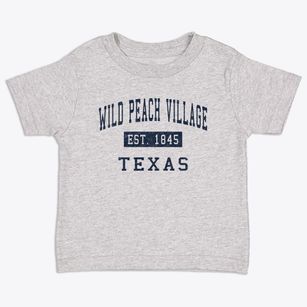 Wild Peach Village Texas Classic Established Toddler T-Shirt