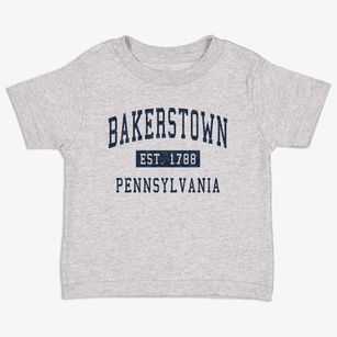 Bakerstown Pennsylvania Classic Established Toddler T-Shirt