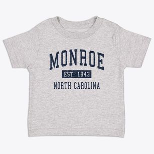 Monroe North Carolina Classic Established Toddler T-Shirt