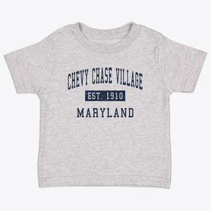 Chevy Chase Village Maryland Classic Established Toddler T-Shirt