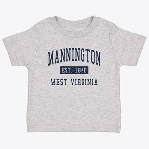 Mannington West Virginia Classic Established Toddler T-Shirt