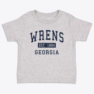 Wrens Georgia Classic Established Toddler T-Shirt