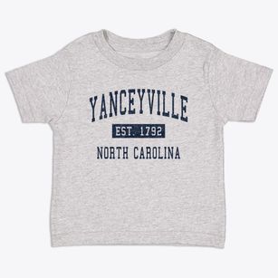 Yanceyville North Carolina Classic Established Toddler T-Shirt