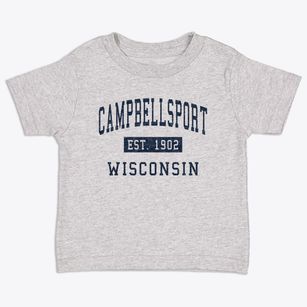 Campbellsport Wisconsin Classic Established Toddler T-Shirt