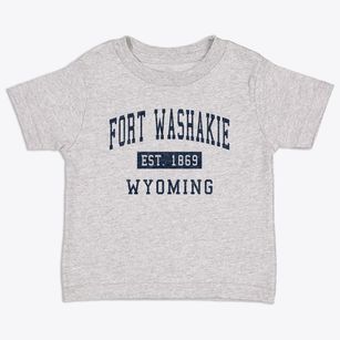 Fort Washakie Wyoming Classic Established Toddler T-Shirt