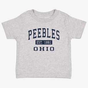 Peebles Ohio Classic Established Toddler T-Shirt