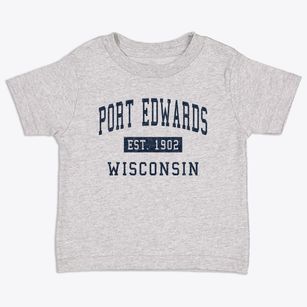 Port Edwards Wisconsin Classic Established Toddler T-Shirt