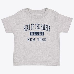 Head Of The Harbor New York Classic Established Toddler T-Shirt
