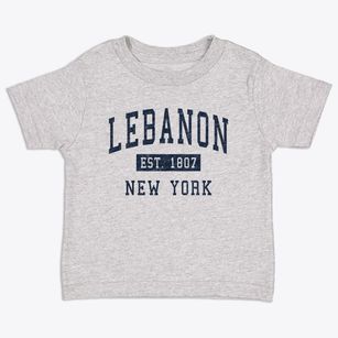 Lebanon New York Classic Established Toddler T-Shirt