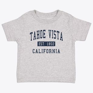 Tahoe Vista California Classic Established Toddler T-Shirt