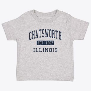 Chatsworth Illinois Classic Established Toddler T-Shirt