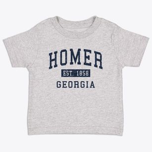 Homer Georgia Classic Established Toddler T-Shirt