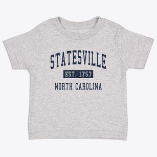 Statesville North Carolina Classic Established Toddler T-Shirt