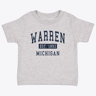 Warren Michigan Classic Established Toddler T-Shirt