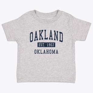 Oakland Oklahoma Classic Established Toddler T-Shirt