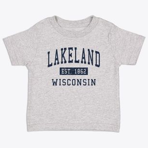 Lakeland Wisconsin Classic Established Toddler T-Shirt