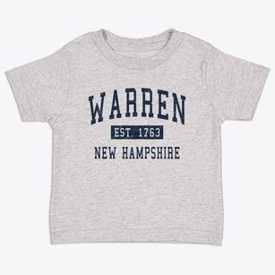 Warren New Hampshire Classic Established Toddler T-Shirt