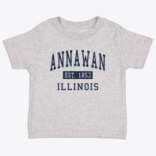 Annawan Illinois Classic Established Toddler T-Shirt