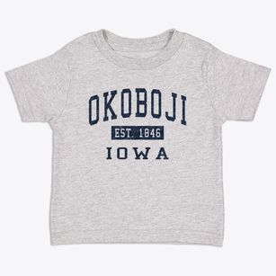 Okoboji Iowa Classic Established Toddler T-Shirt