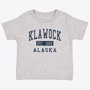 Klawock Alaska Classic Established Toddler T-Shirt