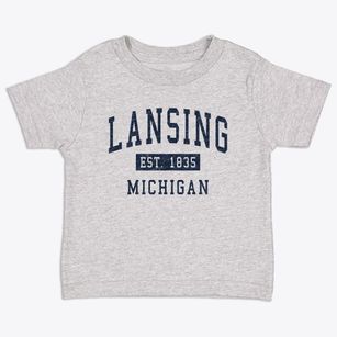 Lansing Michigan Classic Established Toddler T-Shirt