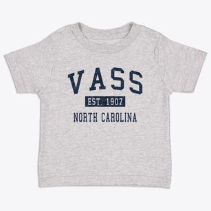 Vass North Carolina Classic Established Toddler T-Shirt