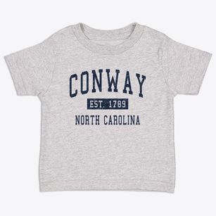 Conway North Carolina Classic Established Toddler T-Shirt