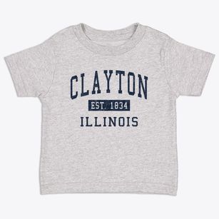 Clayton Illinois Classic Established Toddler T-Shirt