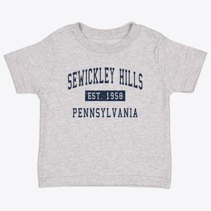 Sewickley Hills Pennsylvania Classic Established Toddler T-Shirt