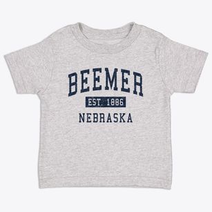 Beemer Nebraska Classic Established Toddler T-Shirt